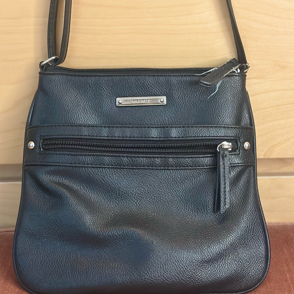 Nine West Black Crossbody Bag with Adjustable Strap